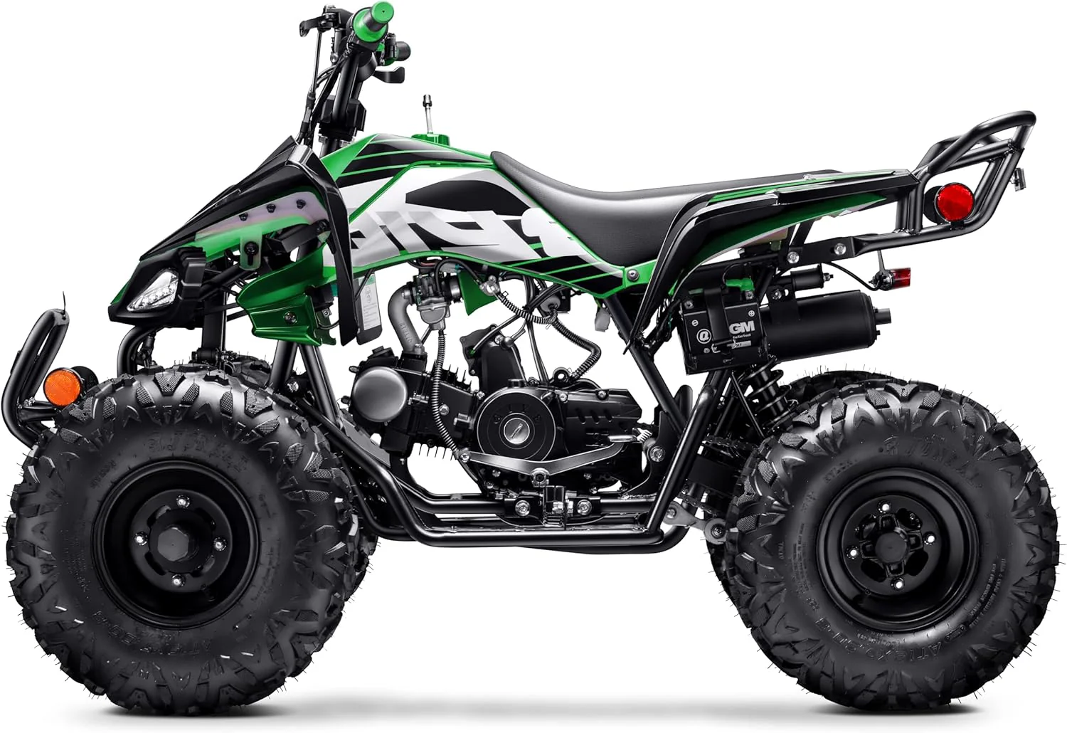 Automatic 125cc ATV with Reverse – Utility ATV Four Wheeler Gas Powered 4 Wheeler Quad with Headlights - Big 19