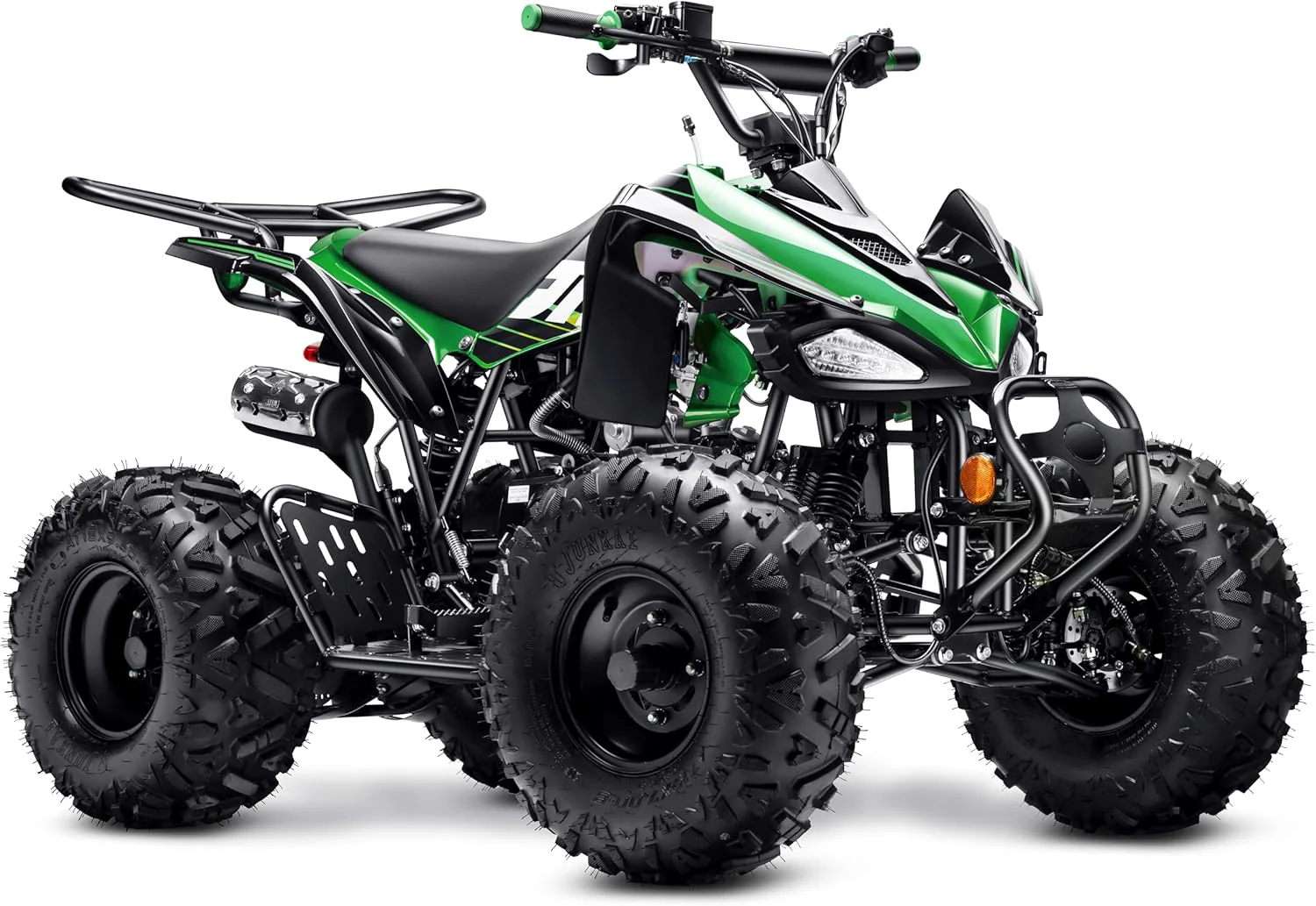 Automatic 125cc ATV with Reverse – Utility ATV Four Wheeler Gas Powered 4 Wheeler Quad with Headlights - Big 19