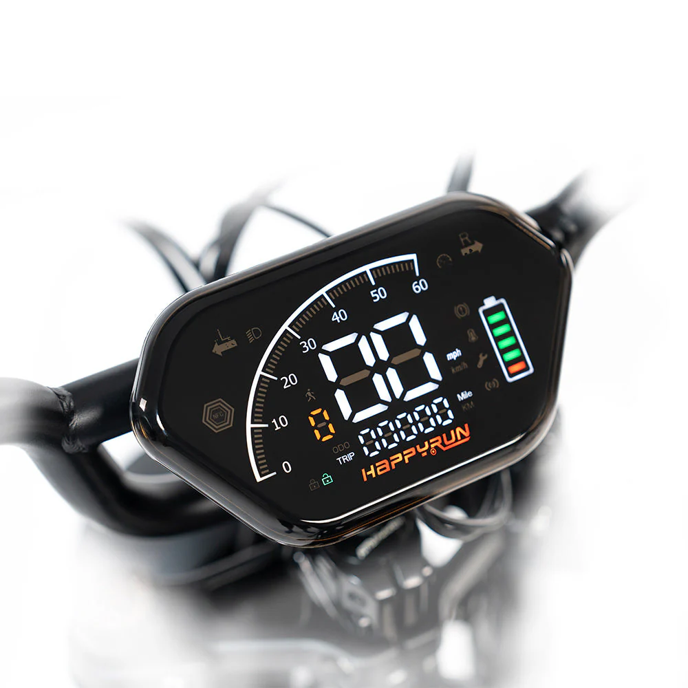 2025 NEW HappyRun G70 2000W Dual Battery Fast Electric Cargo Bike for Sale