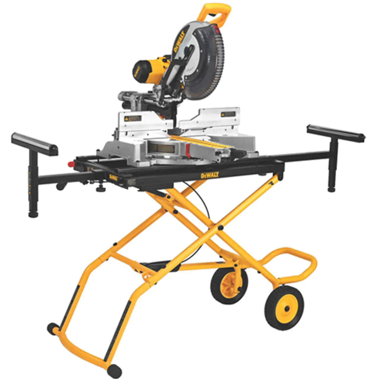 DEWALT DWS780RST - 12-Inch Double Bevel Sliding Compound Miter Saw - (With Rolling stand)