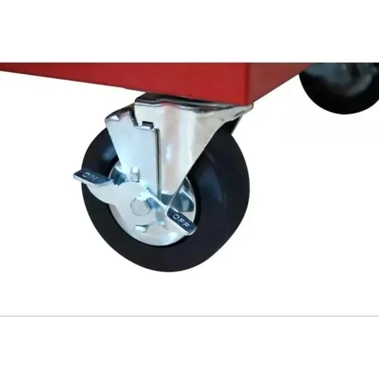 52 inches 24 inches wide. D 9 drawer bright red mobile workbench