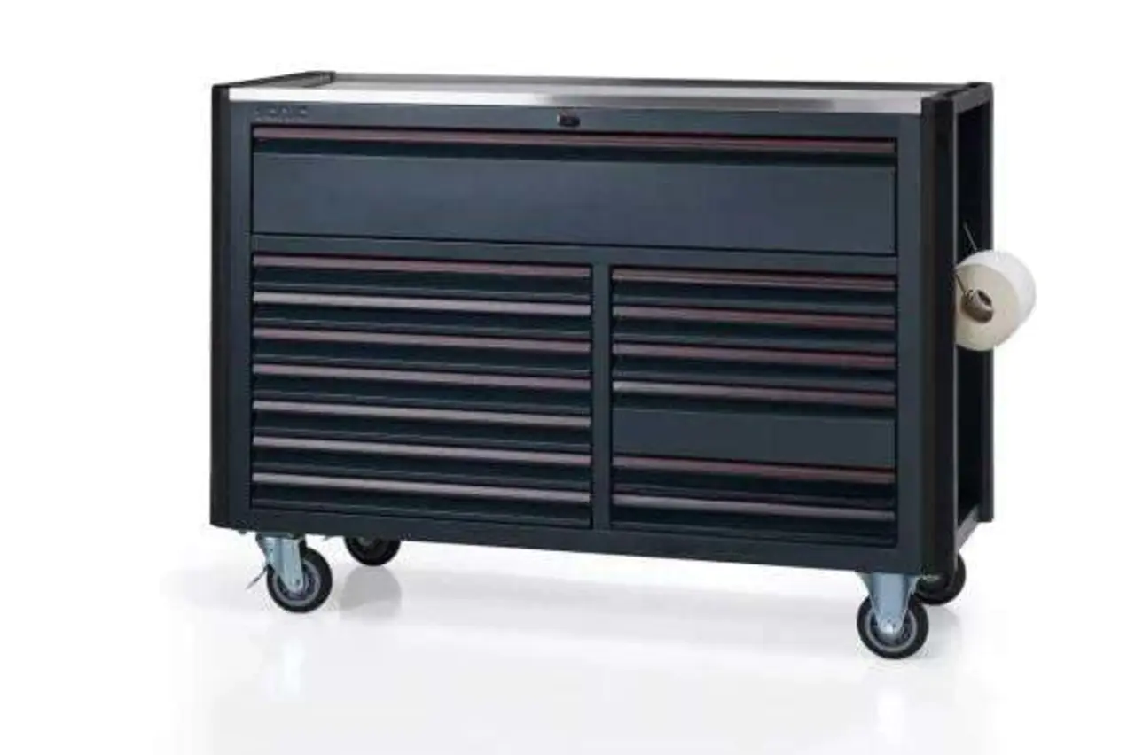 🔥Last day limited to 96 pieces only $89.99🔥Factory clearance mobile roller cab with 13 drawers