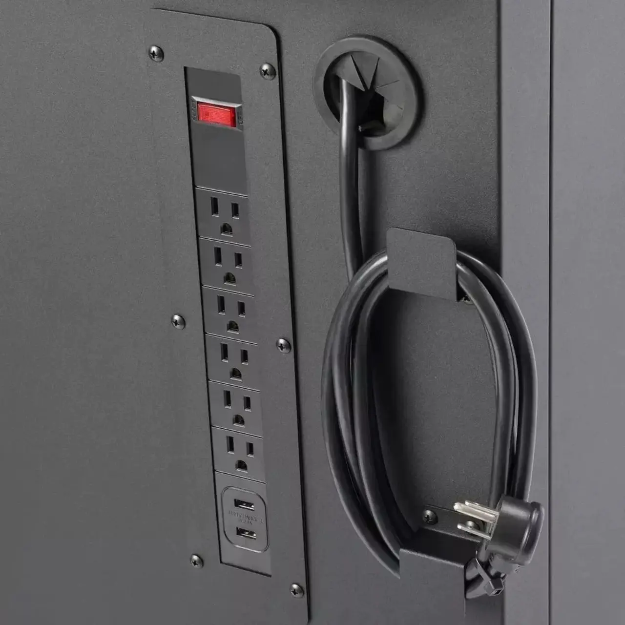 Heavy duty 72 in. W 18 Drawer Deep Tool Box Mobile Workbench in Matte Black with Adjustable Height Hardwood Top