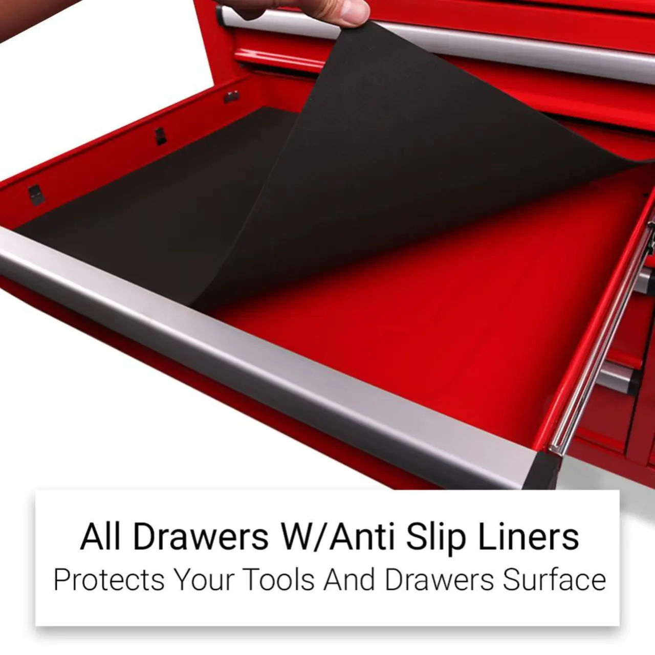 Daytona D655PS 655-Piece Machinery Tool Set with 43-Inch 12-Drawer Red Roller Cabinet