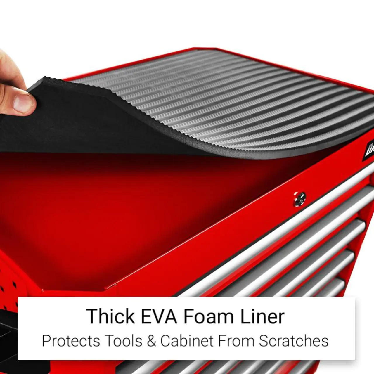 Daytona D655PS 655-Piece Machinery Tool Set with 43-Inch 12-Drawer Red Roller Cabinet