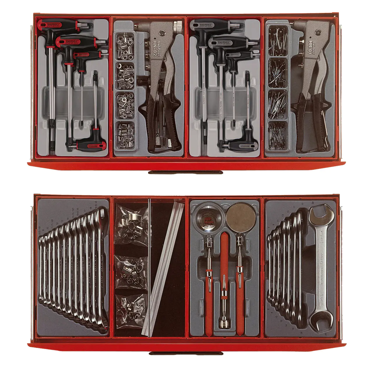 Teng Tools 1001-Piece Black Mega Master Hybrid Hand Tool Set - TCMM1001BK