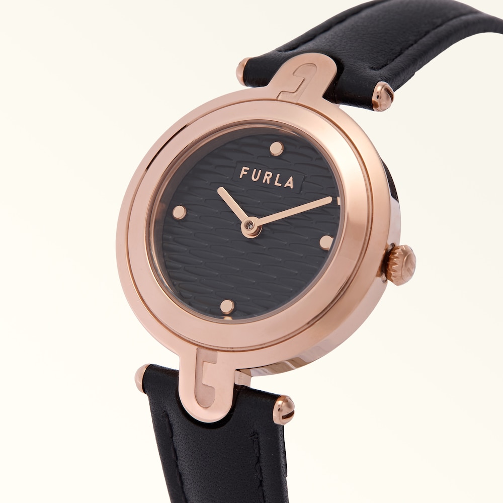 Furla Arch-Bar Round Case Watch