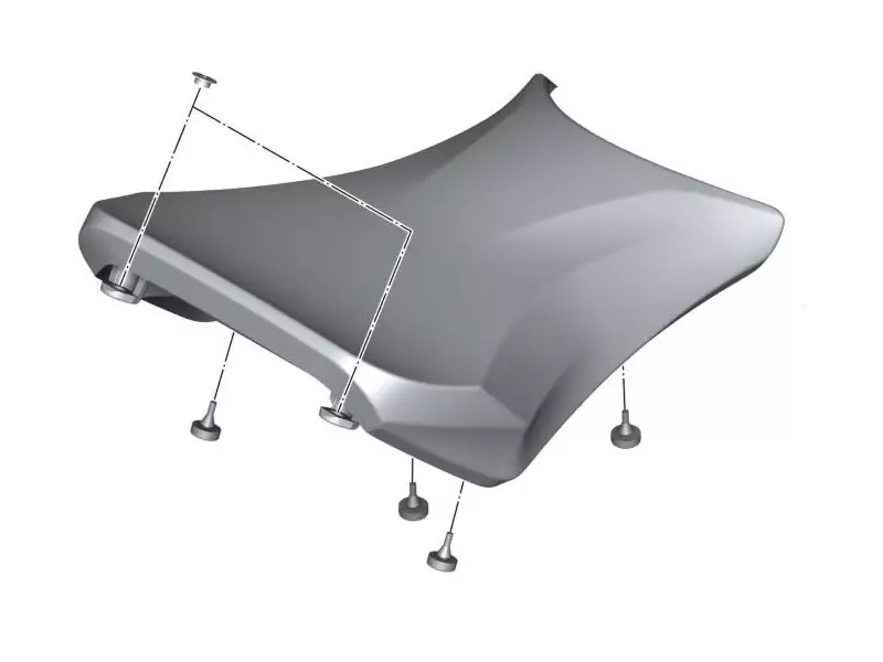 BMW Driver Seat Standard Black - S1000R (K47)