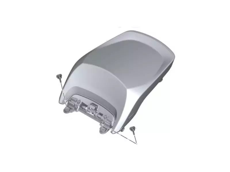 BMW Passenger Seat Black - R1200RT (K52) / R1250RT (K52)