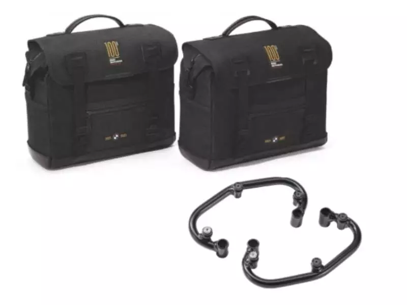 BMW Pack Side Panniers 100 Years Edition (16L) With Supports - R18