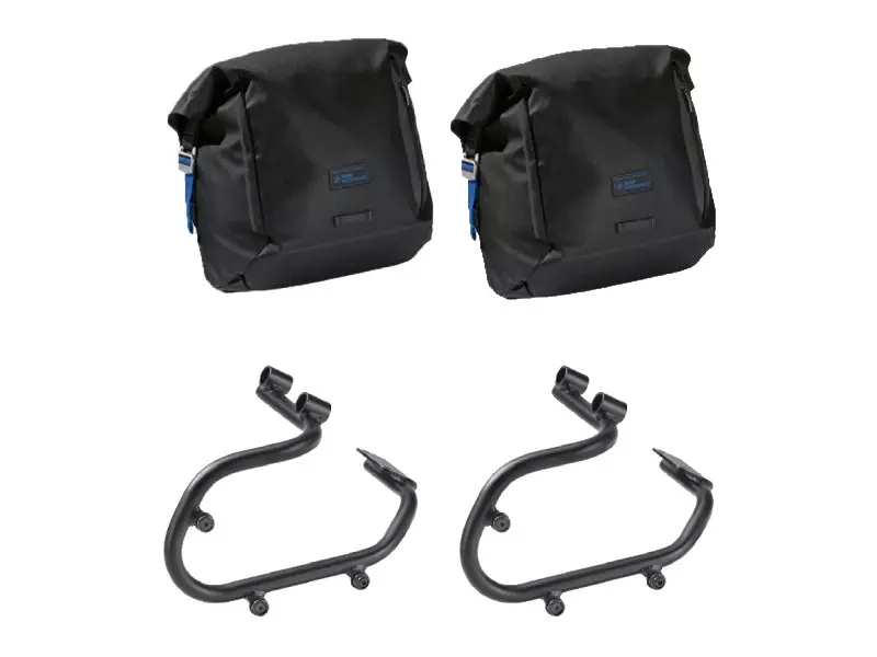 BMW Pack Black Collection Side bags with Racks - R1250RS/R - R1200RS/R