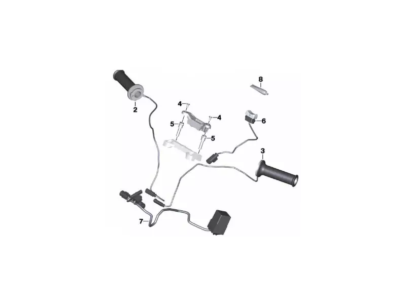 BMW Heated grip set - G310GS [2020-] / G310R [2020]