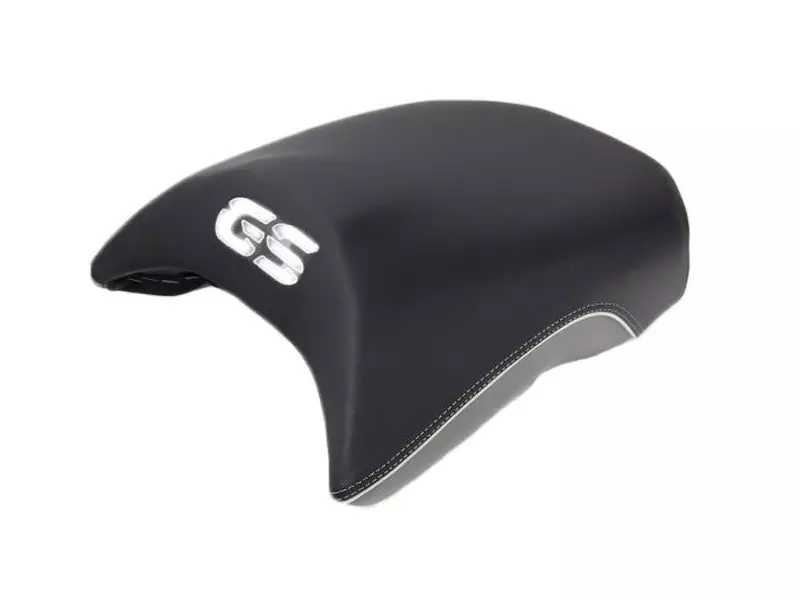 BMW Passenger Seat Exclusive Black/Grey - R1200GS (K50) / R1200GS Adventure (K51) / R1250GS / R1250GSA