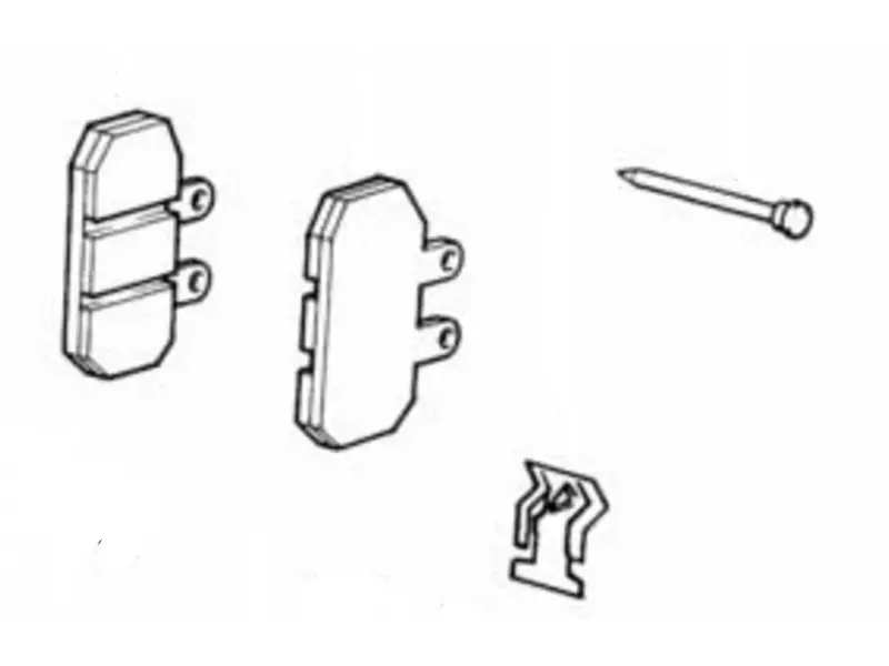 BMW brake pad Front Genuine - F650 E159 / F650ST E159