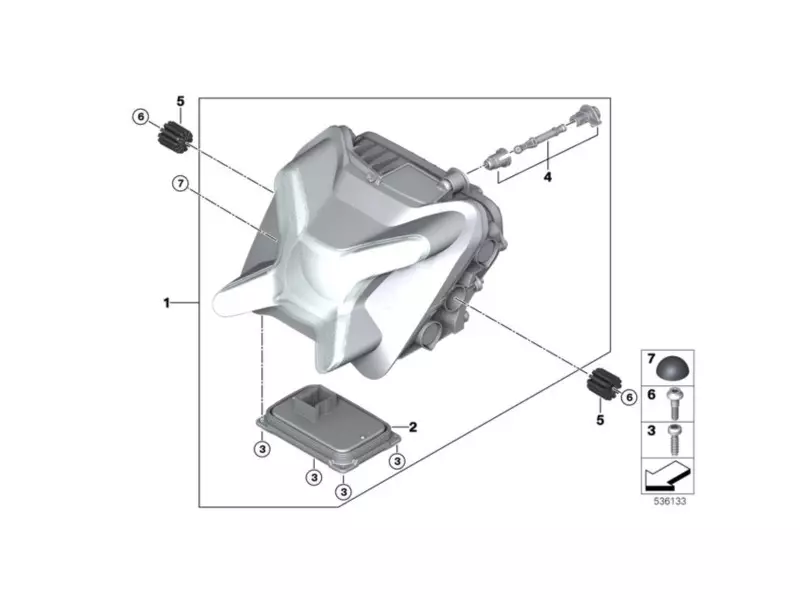 BMW Front LED headlight - R1300GS
