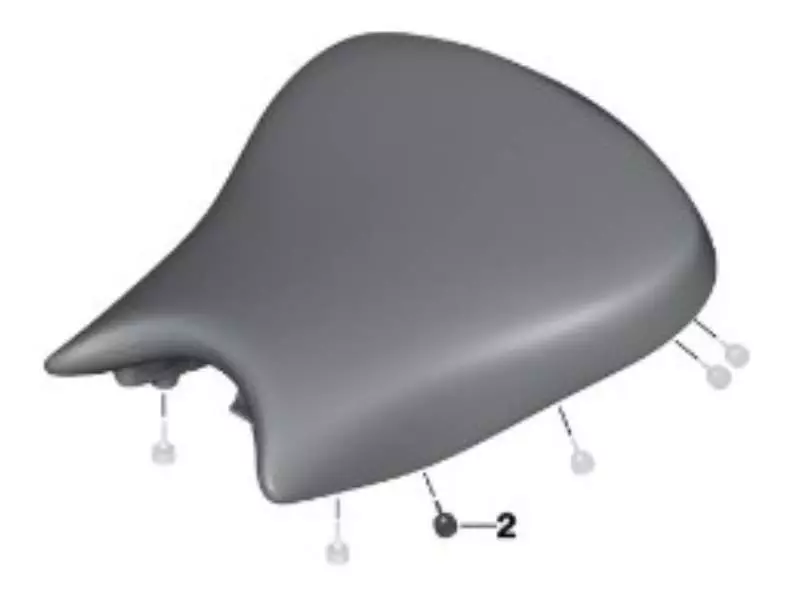 BMW M Motorsport Race rider seat - M1000RR - S1000RR