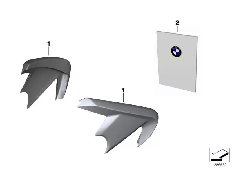 BMW Air deflector - C650GT (K19)