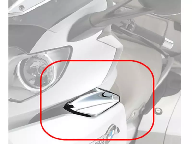 BMW Deflector chromium Left - K1600GTL (K48) / K1600 BAGGER (K61)