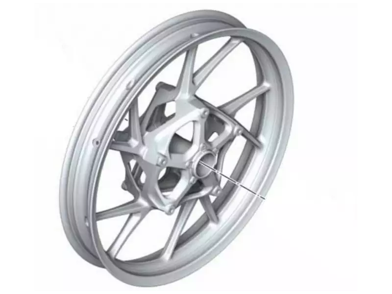 BMW Front wheel cast iron rim Silver - F900R / F900XR