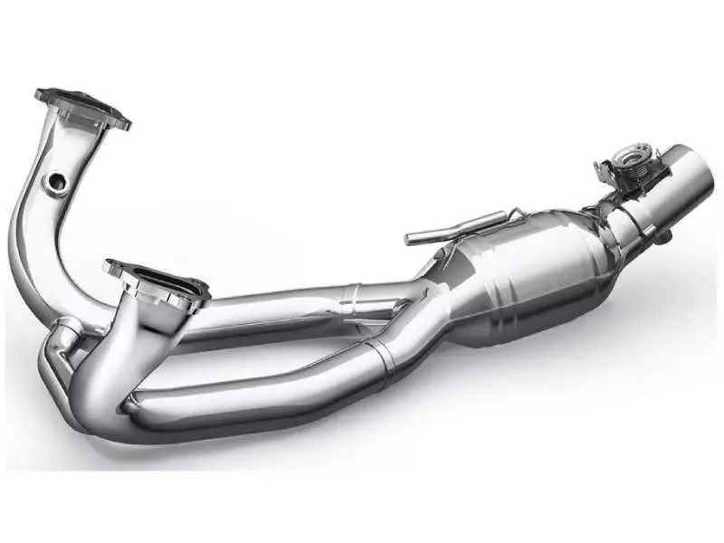 BMW Chrome exhaust manifold - R1250GS/GSA/RT/R/RS