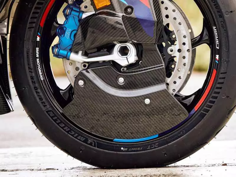 BMW brake disc cover right side carbon - M1000RR