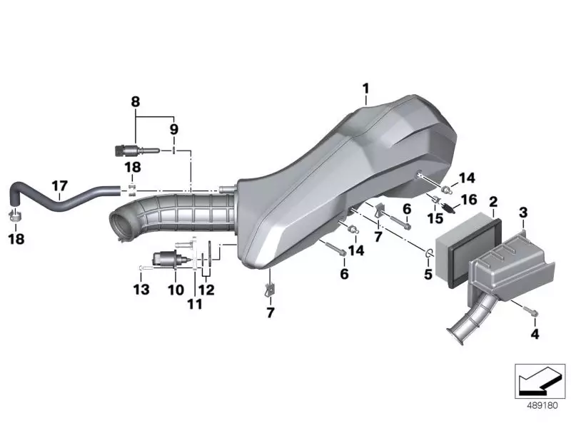 BMW Air filter - C400GT K08 - C400X K09