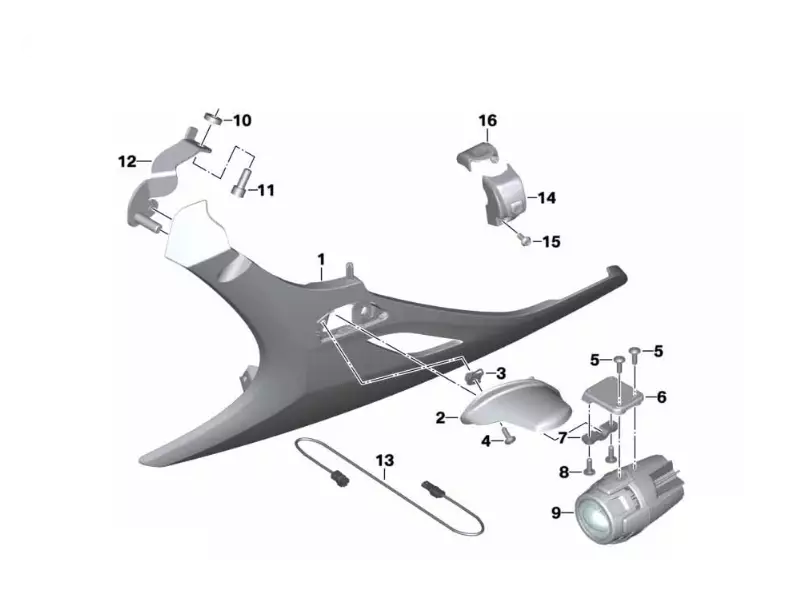 BMW Complete additional LED lights pack - K1600GT [2022 -]