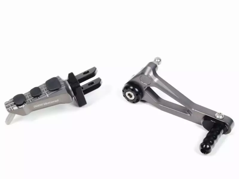 BMW HP milled left adjustable footrest - R1200R - R1200RS