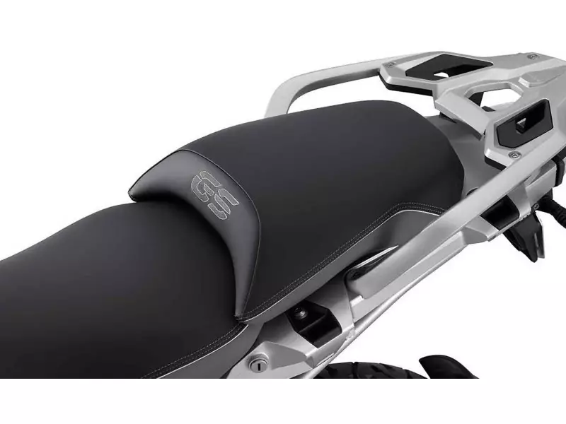 BMW Passenger Seat Exclusive Black/Grey - R1200GS (K50) / R1200GS Adventure (K51) / R1250GS / R1250GSA