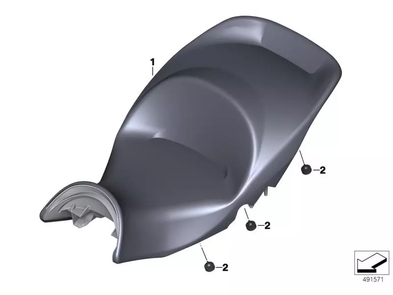 BMW High saddle - K1600 Bagger (K61)