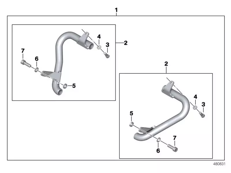 BMW Engine Guard Set (Crashbar) - K1600GT (K48) / K1600GTL (K48)