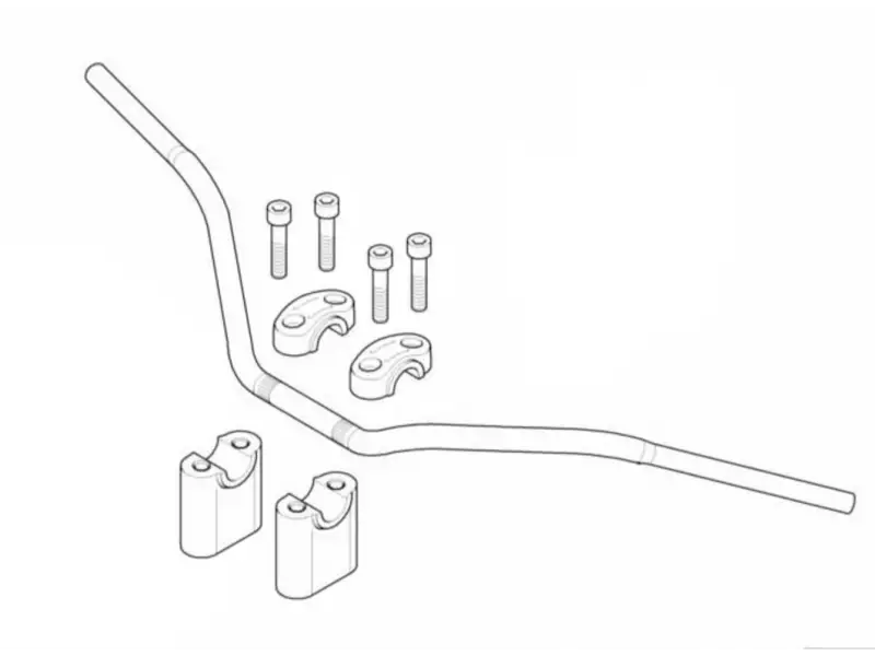 BMW Complete pack Avantgarde handlebar + fixings - R1200C Indep - R1200C - R850C