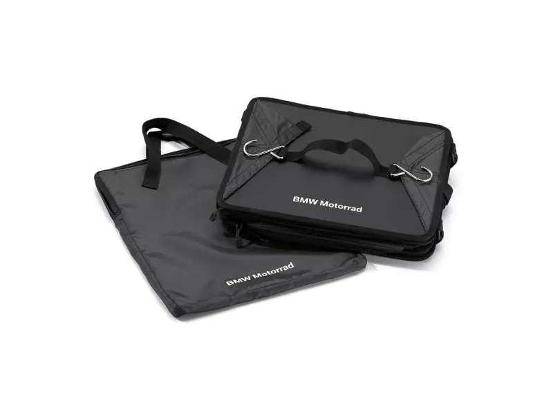 BMW storage rack for driver's equipment