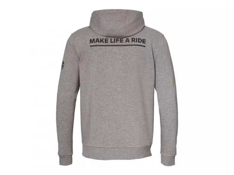 BMW Zipped Hoodie Make Life A Ride Men