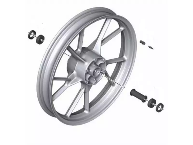 BMW Front wheel cast iron rim (Magnesium) - F700GS (K70)
