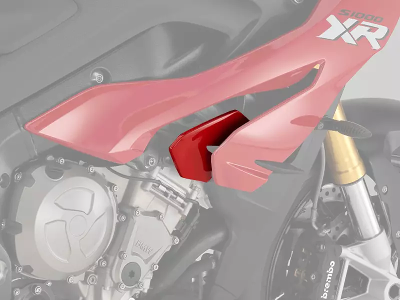BMW Right inner side fairing Racing Red - S1000XR (K49)
