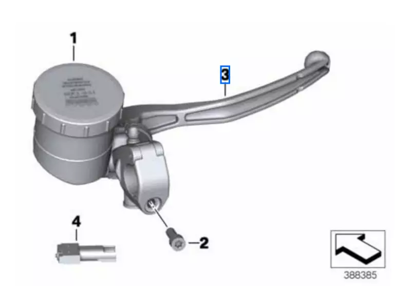 Original Handbreack lever