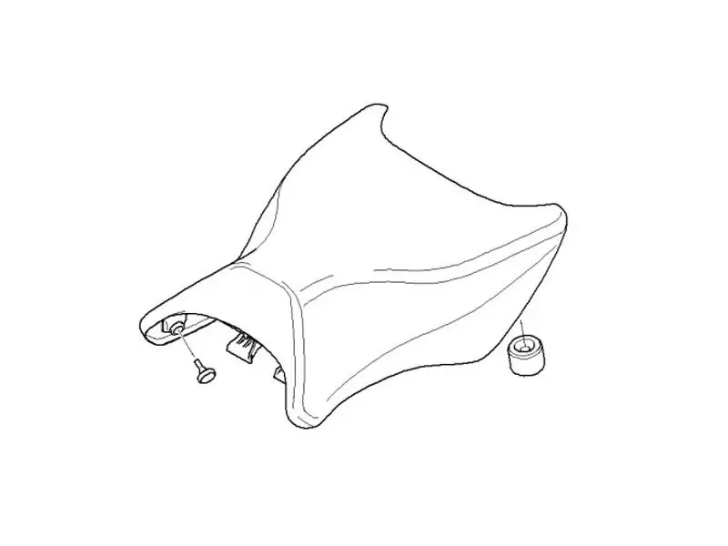 BMW Low Driver Seat Grey - K1200GT (K44) / K1300GT (K44)