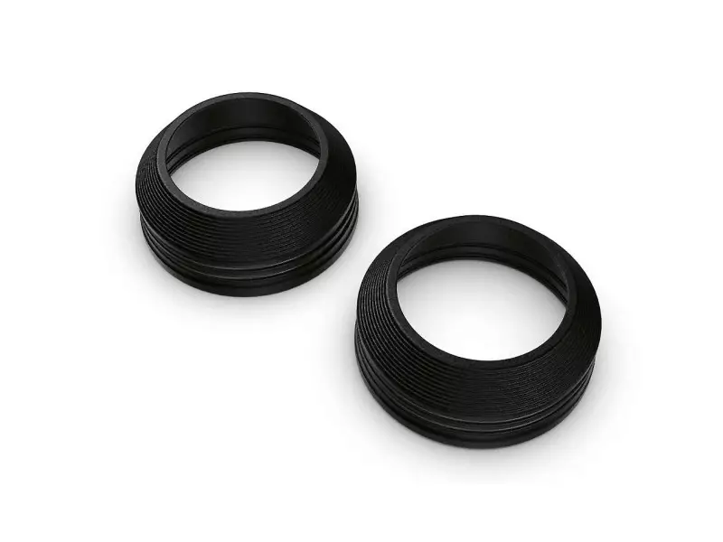 BMW Fork leg cap set 2-Tone-Black Roland Sands Design- R18/Classic