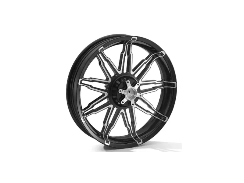 BMW Front wheel cast iron rim Black and White - K1600 (Bagger/GT/GTL/GTL exclusive)