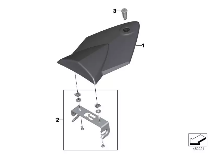 BMW Mounting parts Seat Cover