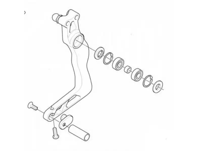 BMW Foot operated Shift Lever (Foot Shifter) genuine - HP2 Sport