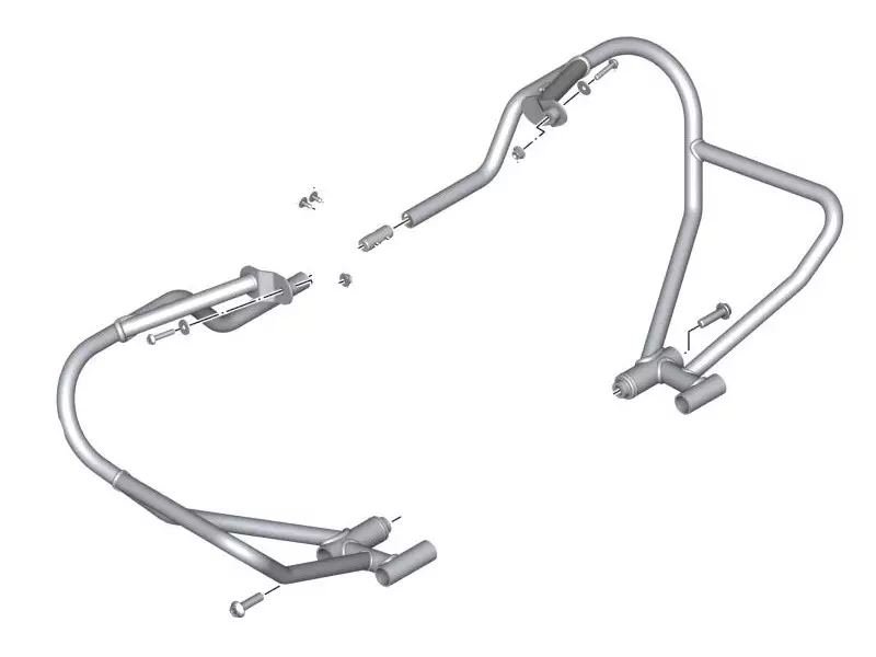 BMW Set Engine Protection Bar (Crashbar) - R NineT (Pure/UrbanGS/Scrambler)
