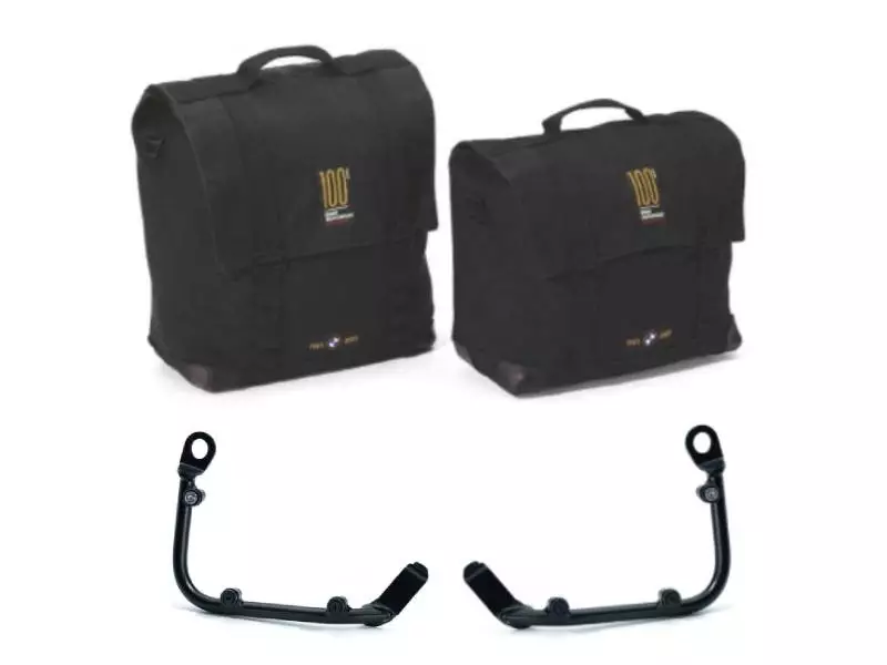 BMW Pack Side Panniers Edition 100 Years With Supports - R NineT - Urban G/S - Racer - Scrambler - Pure