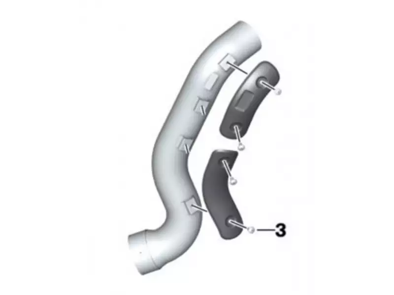 BMW Long connecting tube set - R Nine T/Pure/Scrambler/Urban G/S [2020-]