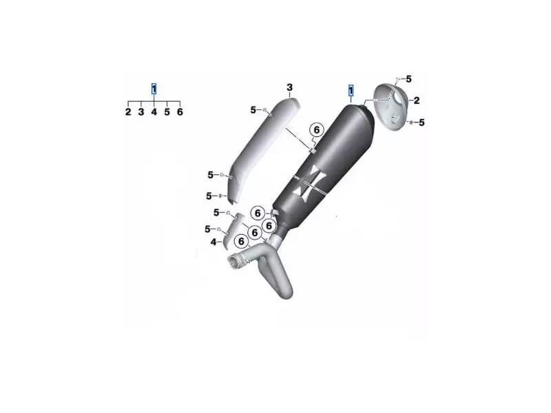 BMW original silencer - G310R [2020-]