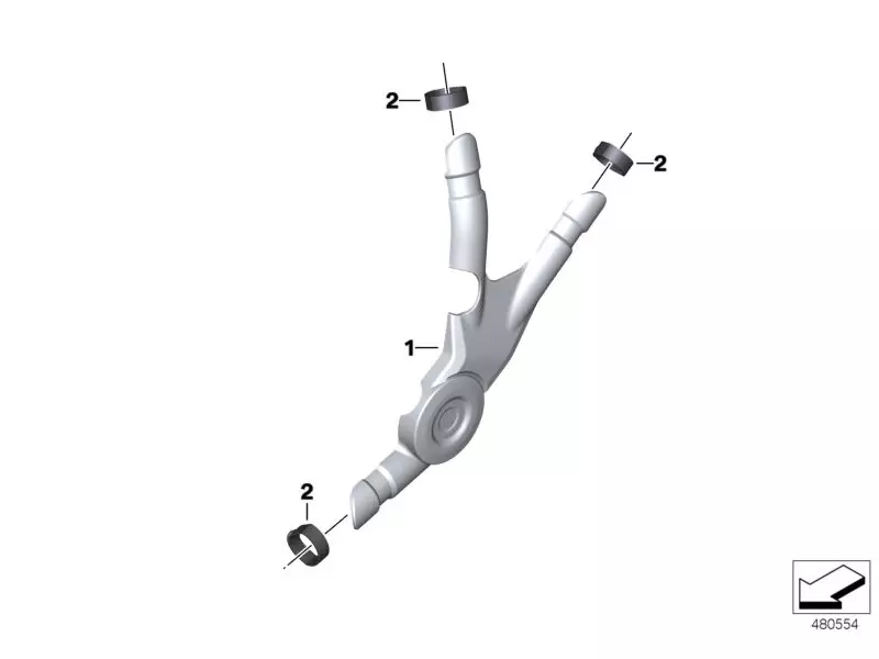 BMW Frame Guard RIGHT R1200GS K50 [2012-2019] - R1250GS - R1200GSAdv K51 [2013-2018] - R1250GSAdv