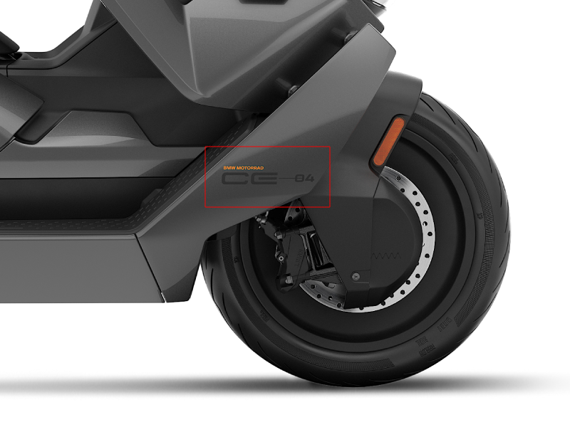 BMW Decorative element side wing right - CE04