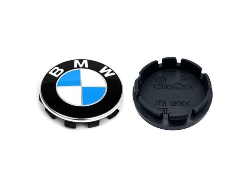 BMW Chrome emblem plate (56mm) - see compatible models