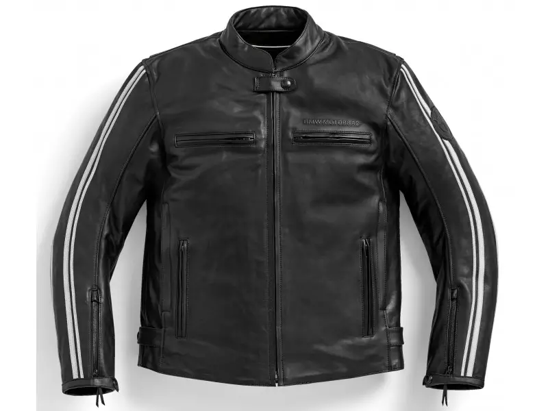 BMW Motorcycle Jacket Leather TwinStripes Men
